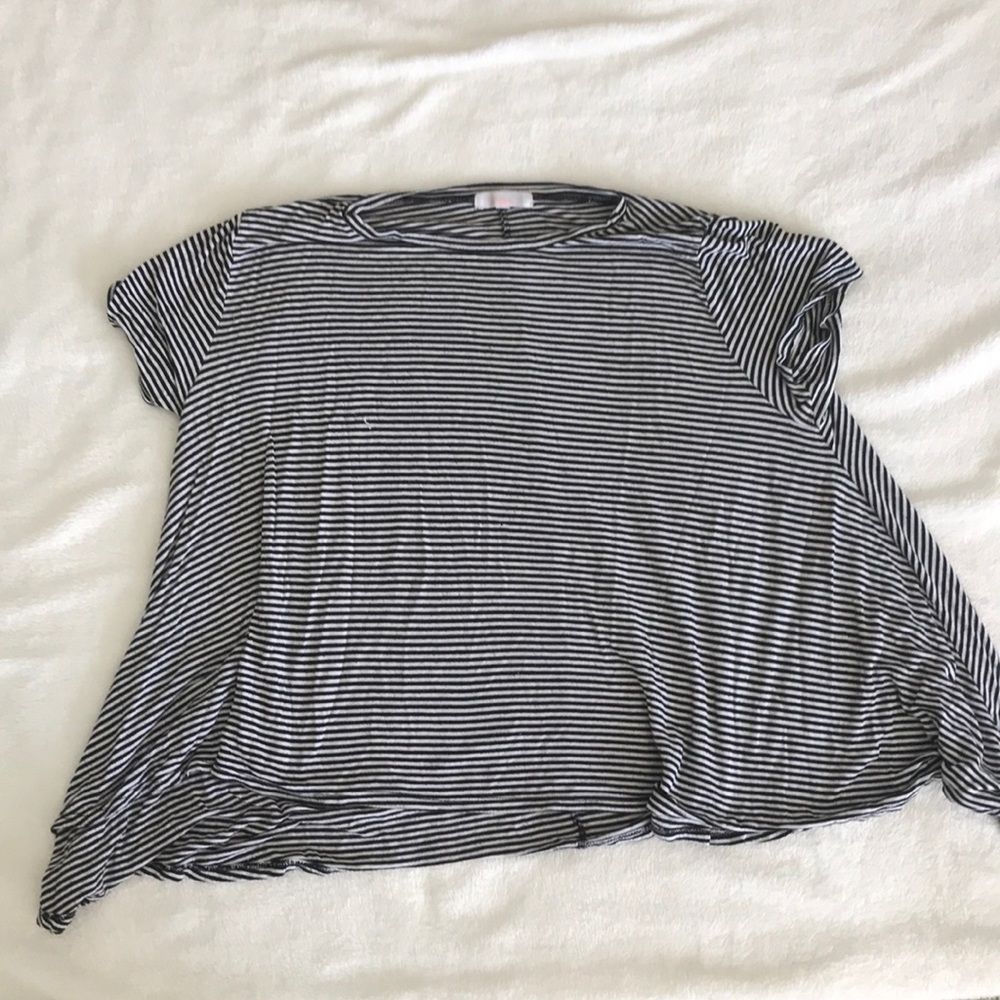 Flowy Striped T Shirt